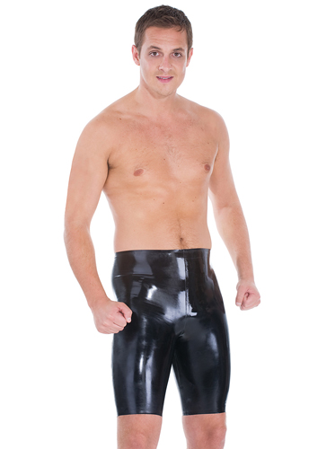 Latex Rubber Cycle Shorts